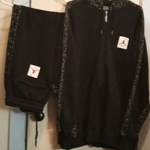 Jordan sweatshirt and sweatpants worn 1x never washed from my collection